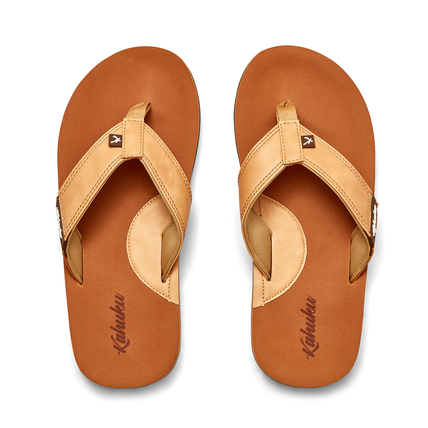 Slaps Men's Flip-Flops - Tan