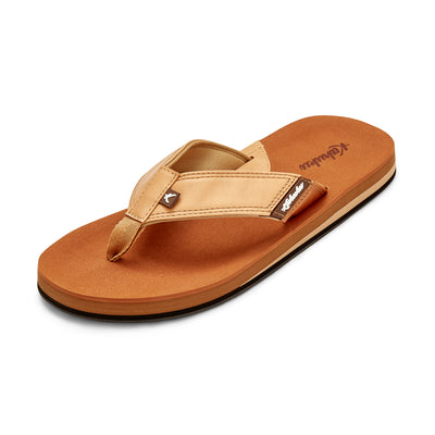 Slaps Men's Flip-Flops - Tan