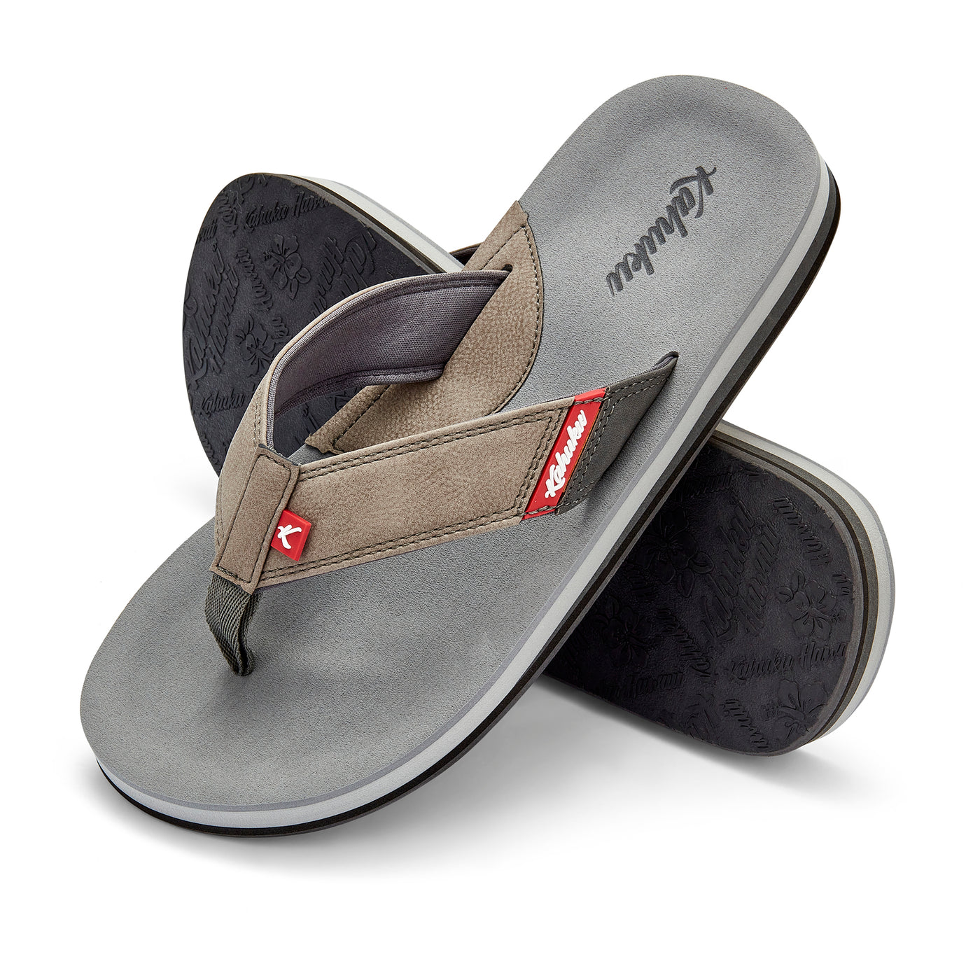 Slaps Men's Flip-Flops - Grey