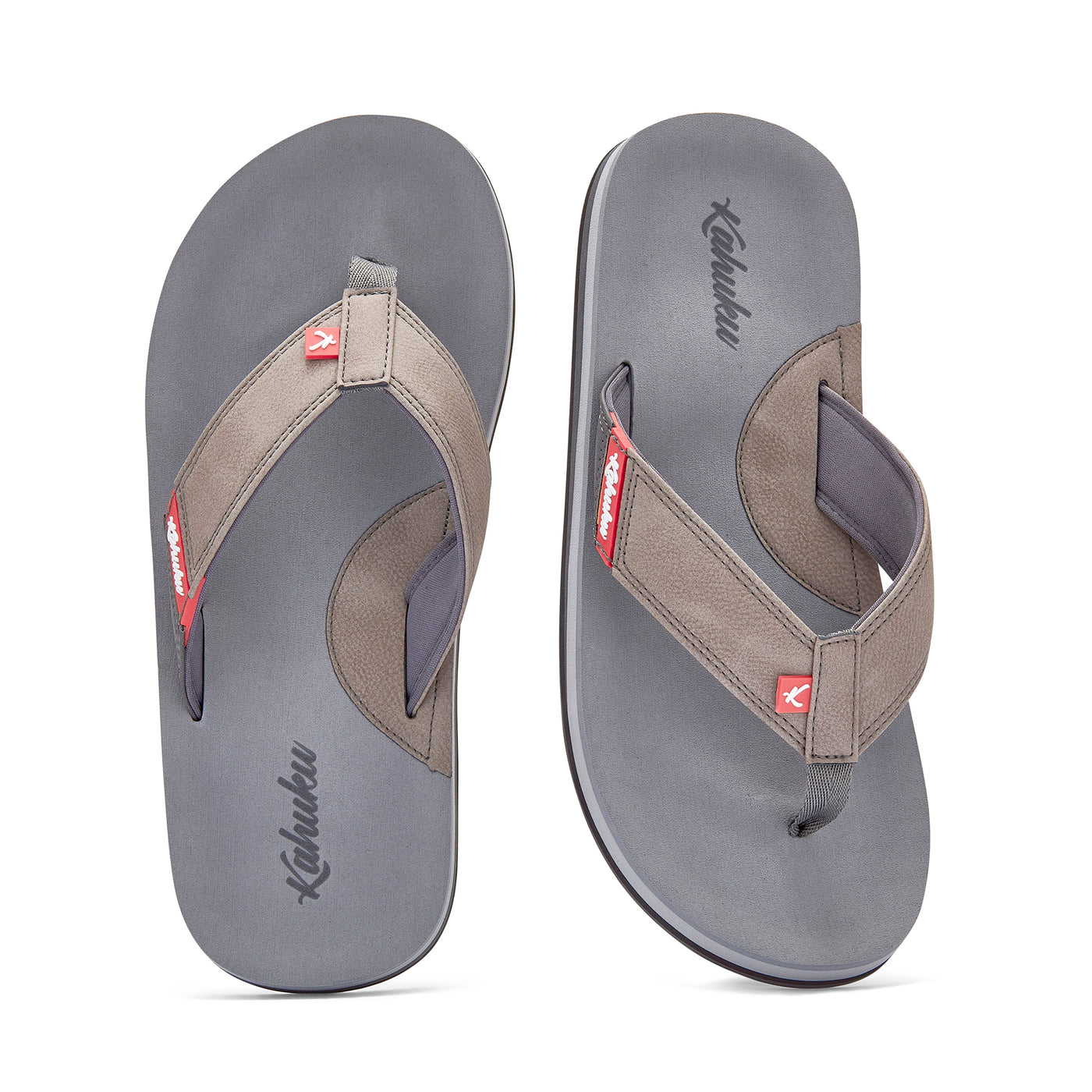 Slaps Men's Flip-Flops - Grey