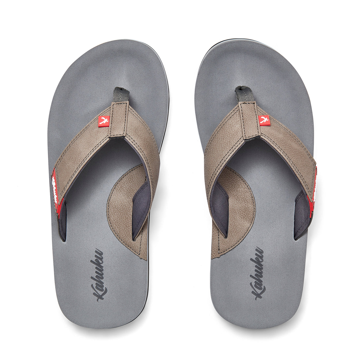 Slaps Men's Flip-Flops - Grey