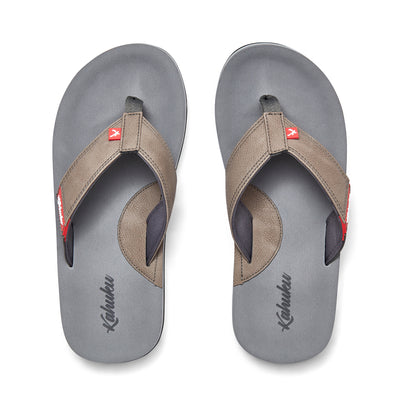 Slaps Men's Flip-Flops - Grey