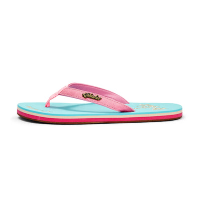 Slippahs Women's Flip-Flops - Hibiscus