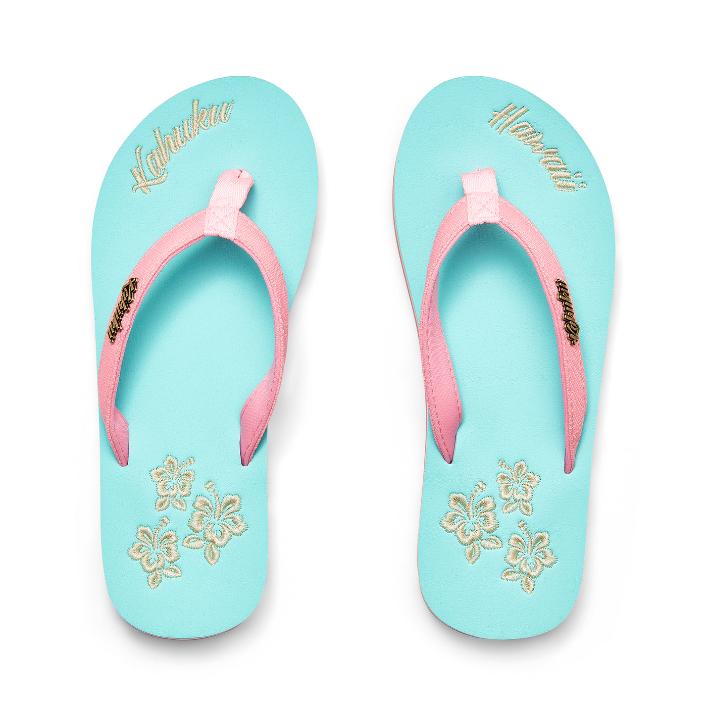 Slippahs Women's Flip-Flops - Hibiscus