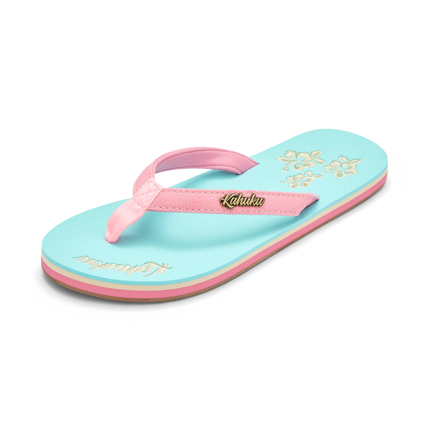 Slippahs Women's Flip-Flops - Hibiscus