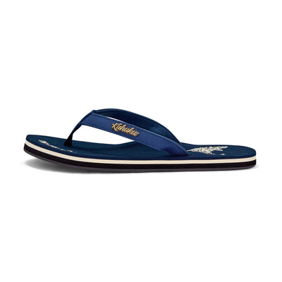 Slippahs Women's Flip-Flops - Navy Whale